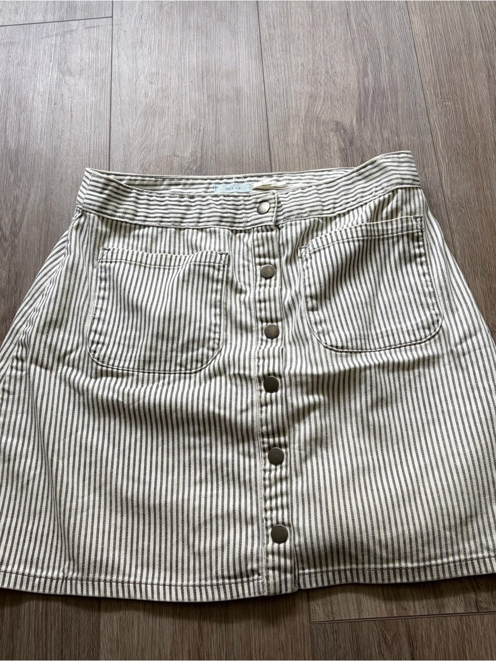 Kimchi Blue Striped Mini Skirt